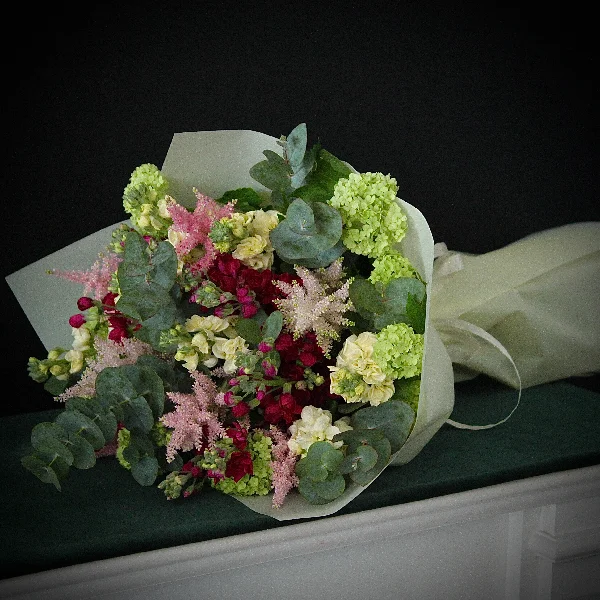 Buchet matthiola & astilbe